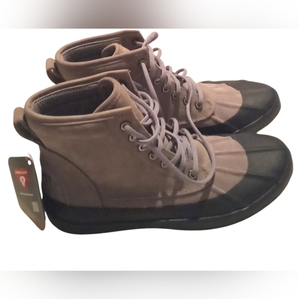 NEW Women's LL Bean Frost Grey Bar Harbor Duck Boots with Tags